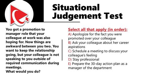 Situational judgement test. Things To Know About Situational judgement test. 